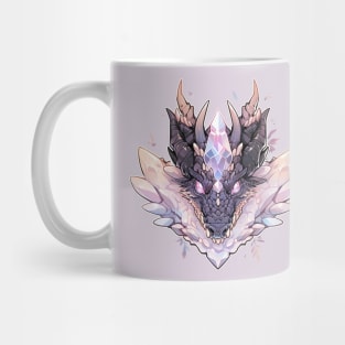 Pastel Goth Crystal Dragon Mug